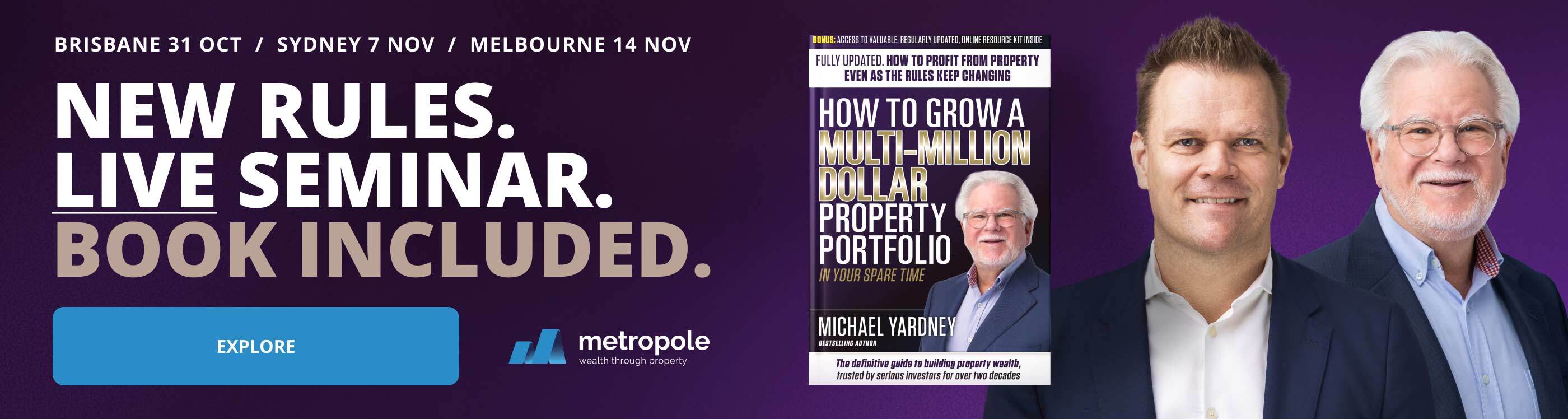 Michael Yardney and Brett Warren How to Grow seminar