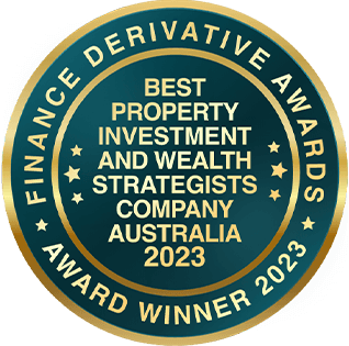 Finance Derivative Awards 2023 property investment and wealth strategist company award winner
