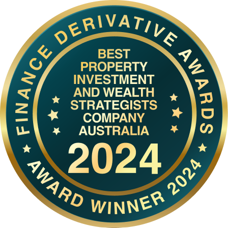 Finance Derivative Awards 2024 property investment and wealth strategist company award winner